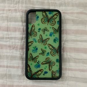 IPhone XR wildflower “Sage Butterfly” phone case. Used, but good condition.